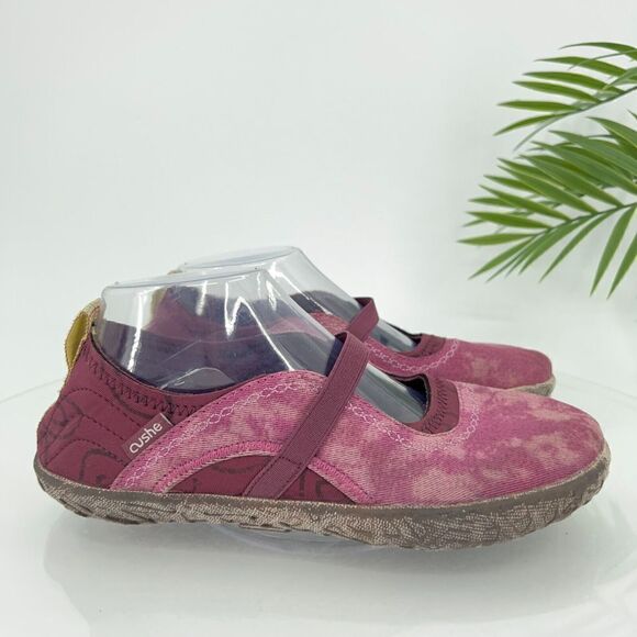 Cushe Shucoon Mary Jane Shoes Women's Size 9 Pink Purple Slip On Loafers Moc - Picture 2 of 12